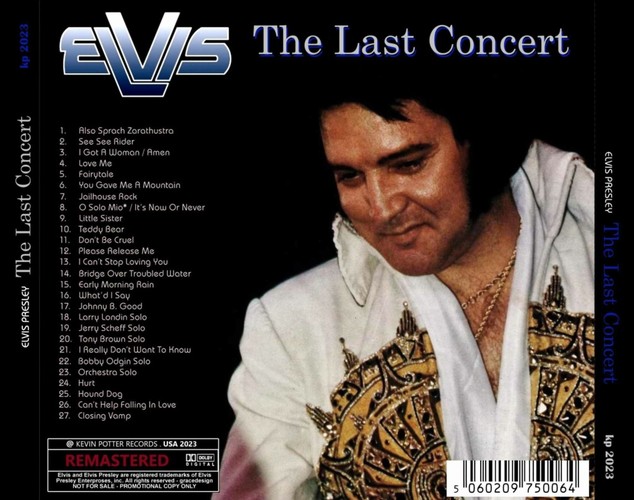 Elvis Presley 1977 The Last Concert CD - Elvis new DVD and CDs 