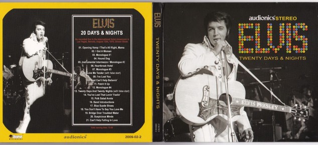 Elvis: Twenty Days & Nights CD - Elvis new DVD and CDs Elvis
