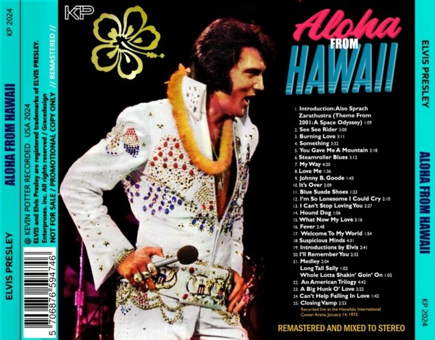 Aloha From Hawaii Remastered CD Elvis New DVD And CDs Elvis Presley Aloha From Hawaii Remastered CD Elvis New DVD And CDs Elvis Presley